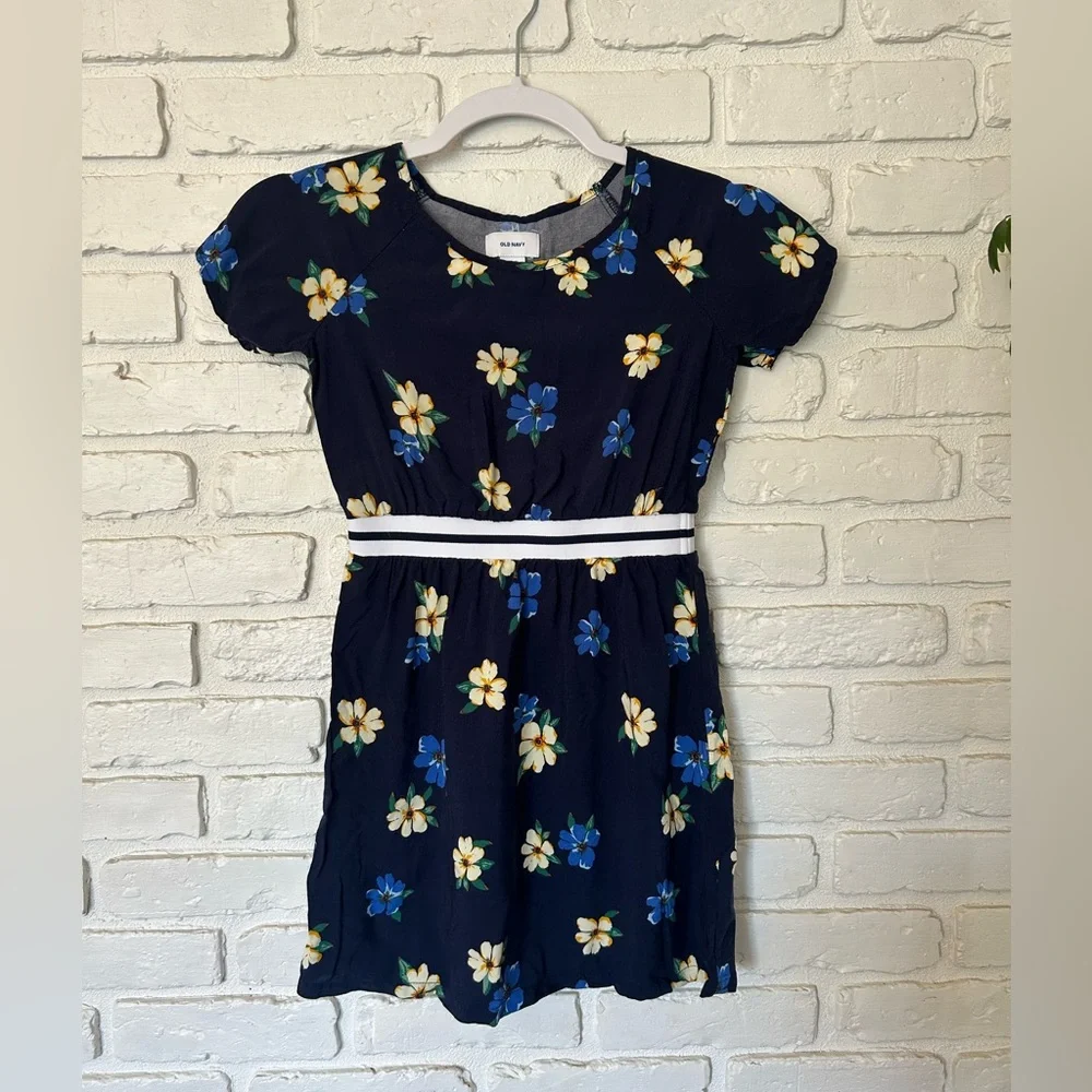 Old Navy Girls Short Sleeve Floral‎ Dress
